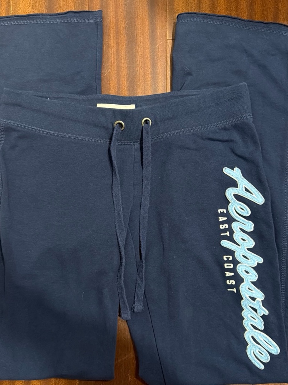 Aeropostale Navy Blue Logo Jogger Sweatpants